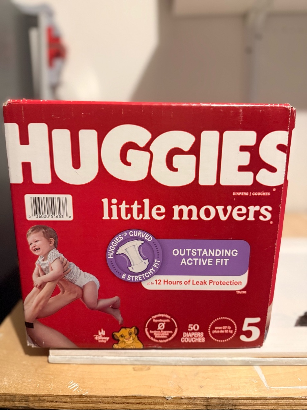 Huggies Little Movers Size 5 Diapers - Red